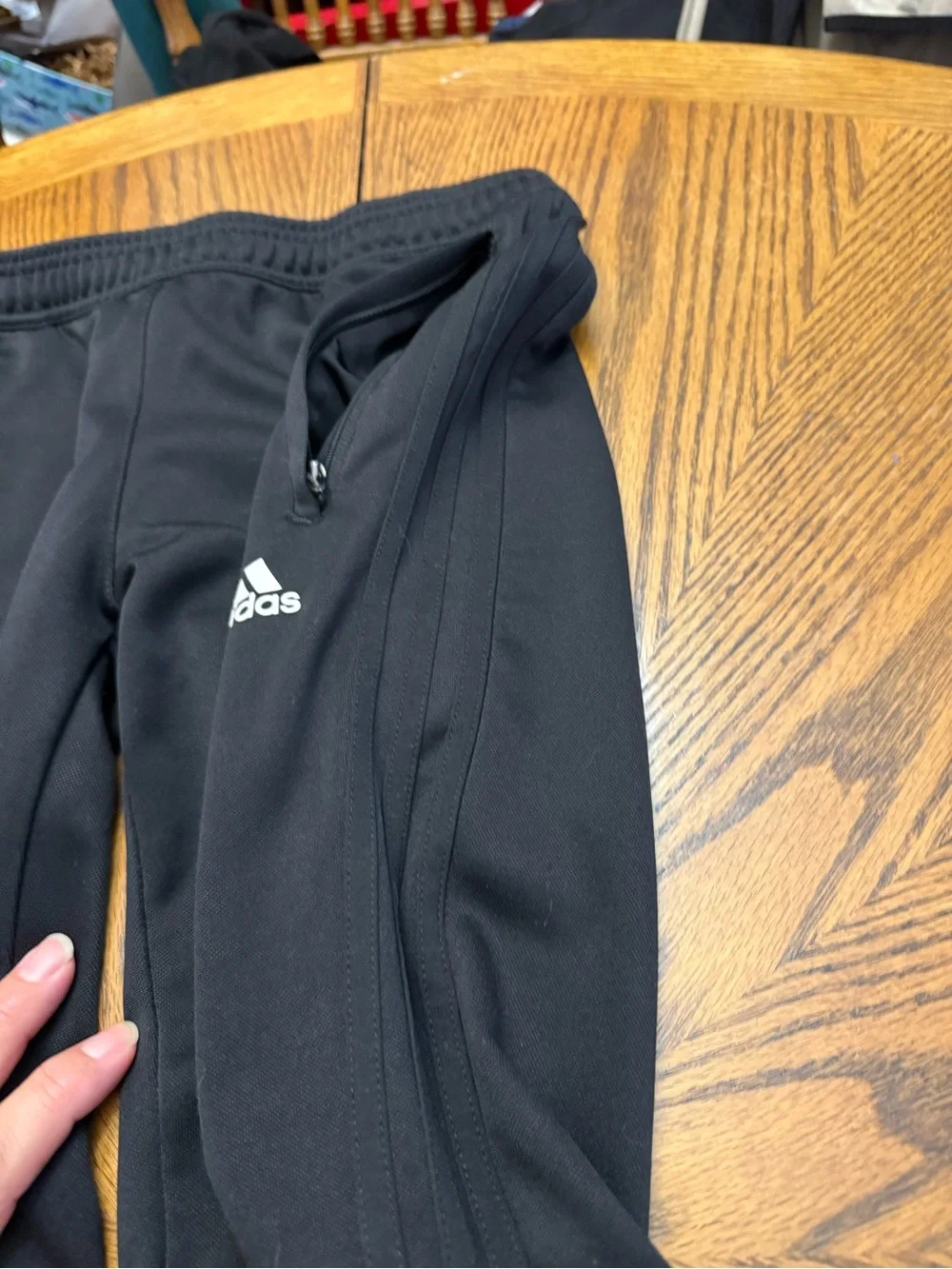 adidas Black Men's Athletic Joggers Sweatpants